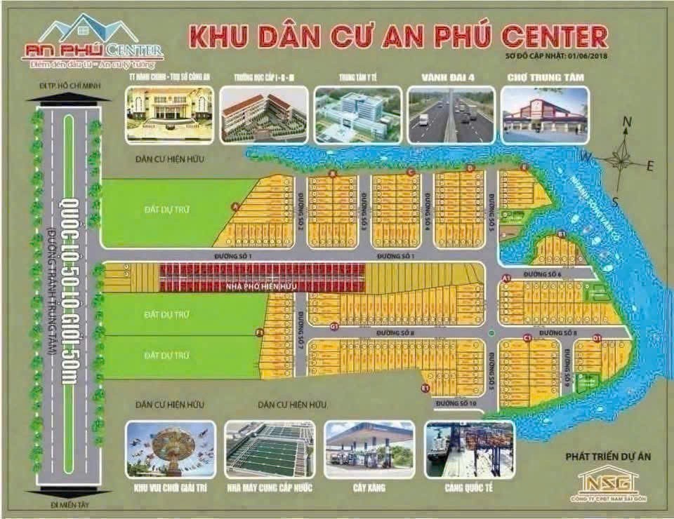 Đất nền 85m2 kdc An Phú Center chủ cần bán gấp giá rẻ 770tr 4