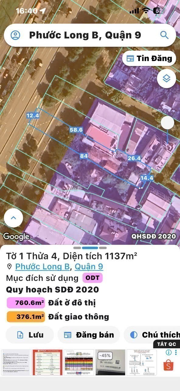 Cần bán Đất Phường Phước Long B, Quận 9, Diện tích 715m², Giá 61 Tỷ