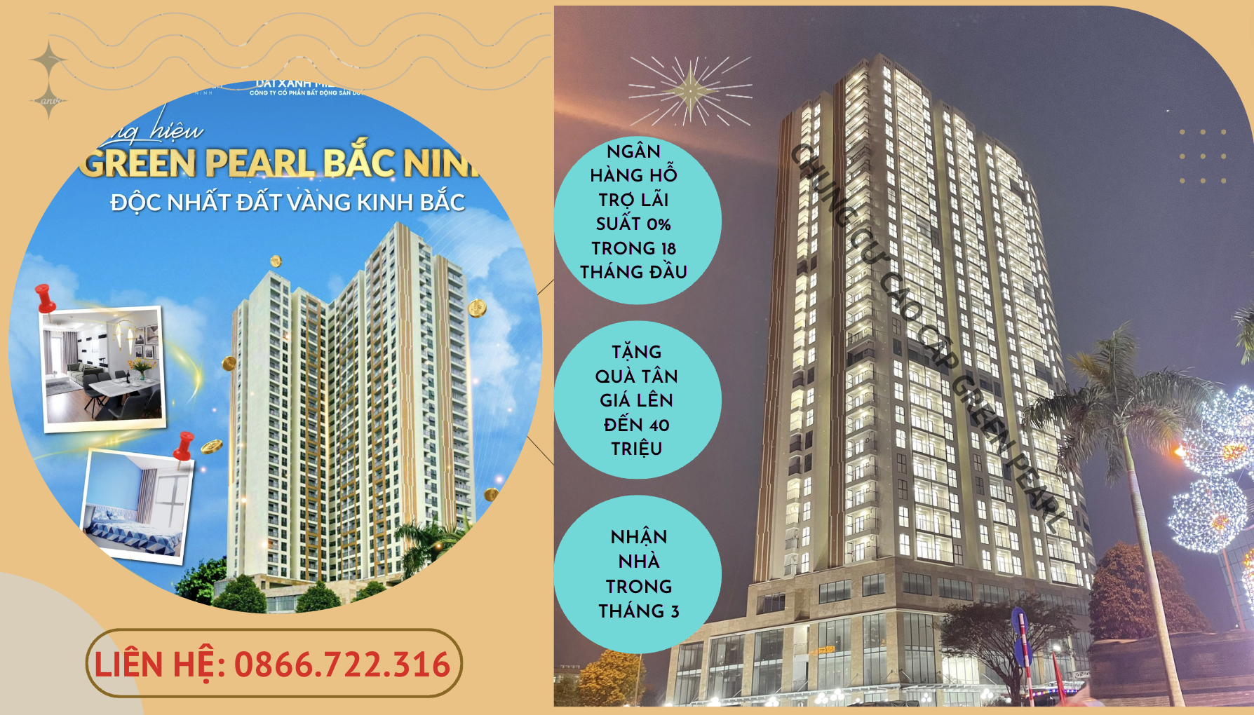 Cần bán Căn hộ chung cư dự án Chung cư Green Pearl Bắc Ninh, Diện tích 72m², Giá 29 Triệu/m² 1