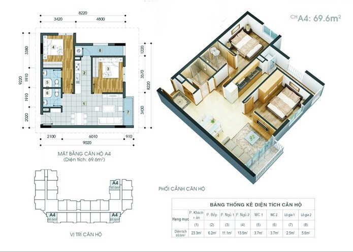 Cần bán Căn hộ chung cư dự án The Golden An Khánh, Diện tích 70m², Giá 1.93 Tỷ 5