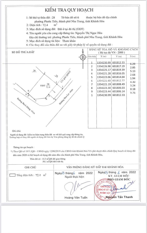 Cần bán Nhà mặt tiền đường Bạch Đằng, Phường Phước Tiến, Diện tích 72m², Giá Thương lượng 3