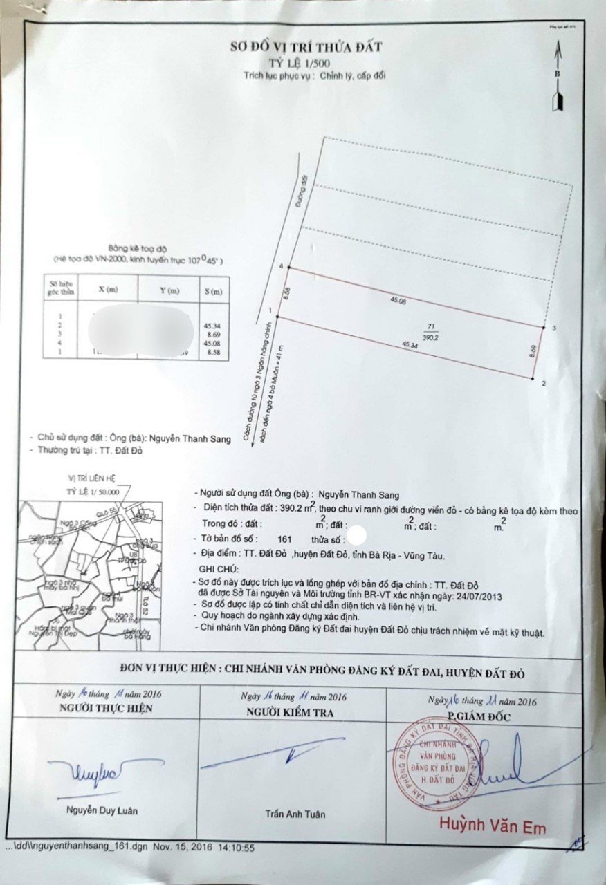 Cần bán Đất Thị trấn Đất Đỏ, Đất Đỏ, Diện tích 390m², Giá 3.08 Tỷ 3