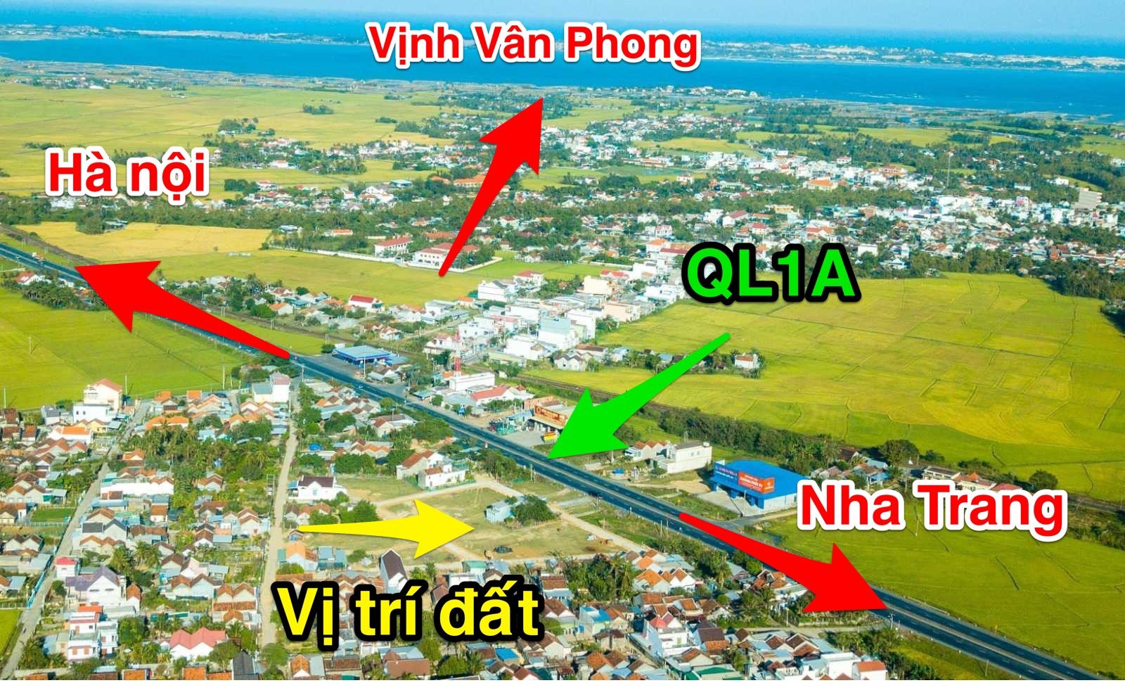 Cần bán Đất đường Quốc lộ 1A, Xã Vạn Long, Diện tích 300m², Giá 2.8 Tỷ 2