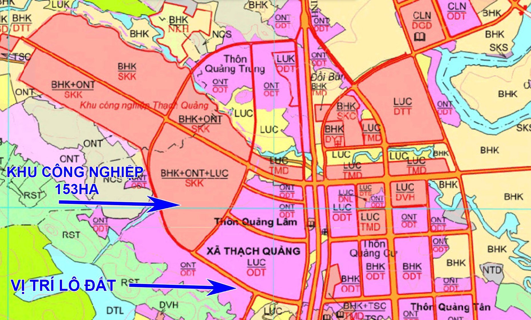 Cần bán Đất đường Hồ Chí Minh, Xã Thạch Quảng, Diện tích 288m², Giá Thương lượng 3