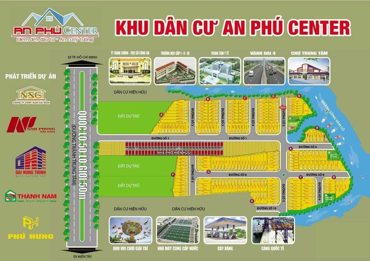 Cần bán Đất đường Quốc Lộ 50, Xã Tân Lân, Diện tích 87m², Giá 870 Triệu 2