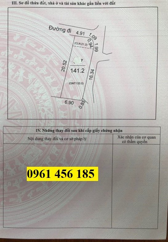 Bán đất Trung Hòa, Mai Trung, Hiệp Hòa, 142m2, 2mặt tiền Ôtô, Hơn 800tr 3