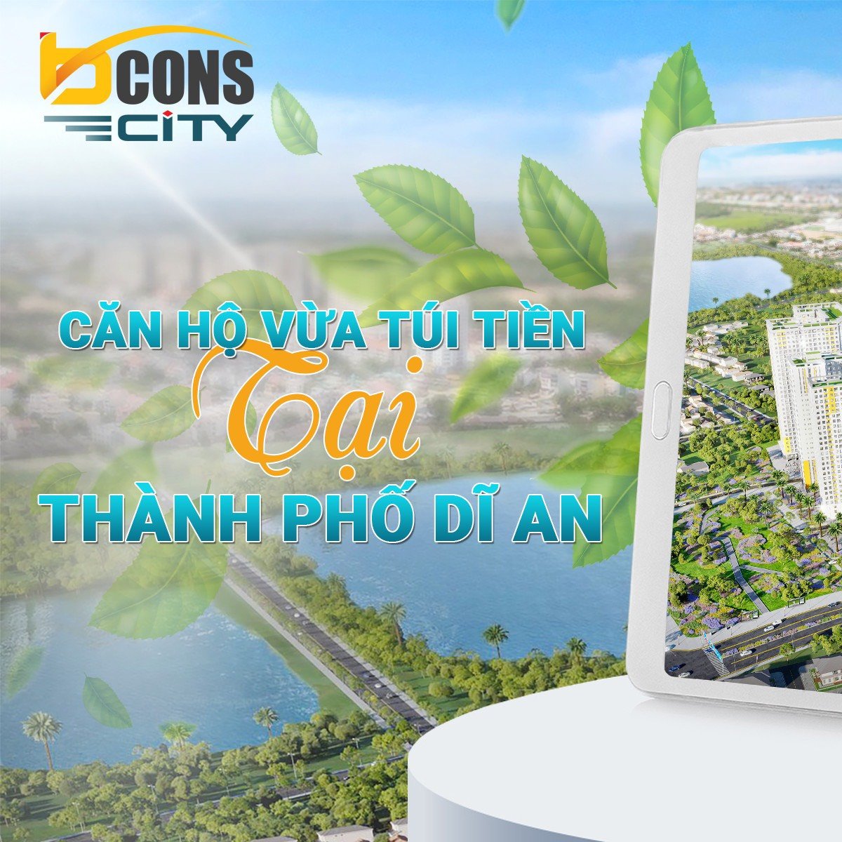 Cần bán Căn hộ chung cư dự án Bcons Ngôi Sao, Diện tích 51m², Giá 1.4 Tỷ