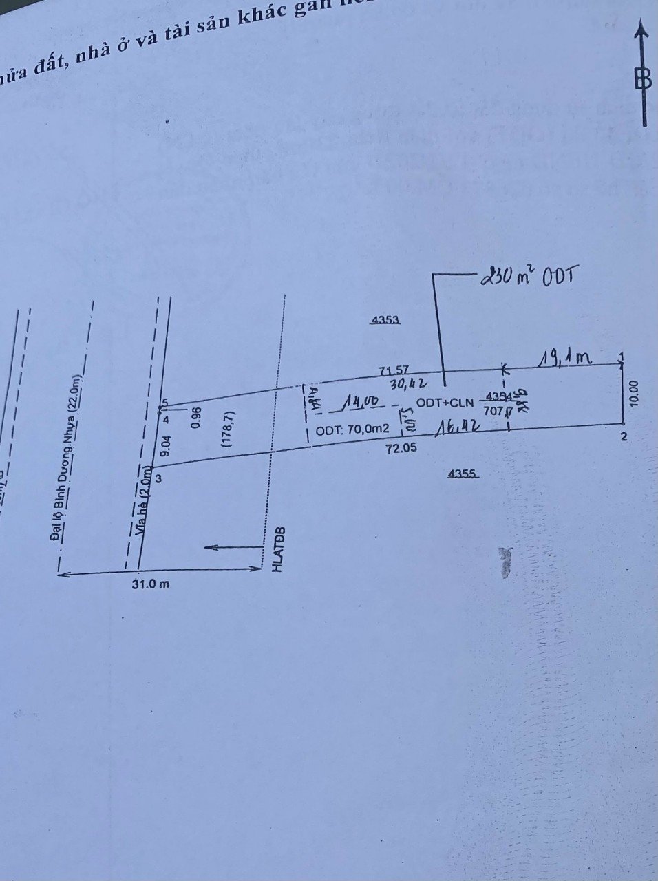 Cần bán đất + Kho - Nhà xưởng đường Đại Lộ Bình Dương, Xã Tân Định, Diện tích 707.7m², Giá 16 Tỷ 2