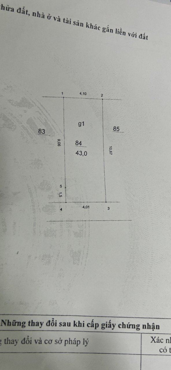 Bán nhà cấp 4 ngõ phân lô Đền Lừ Tân Mai DT43mx mặt tiền 4m giá 5,7 tỷ