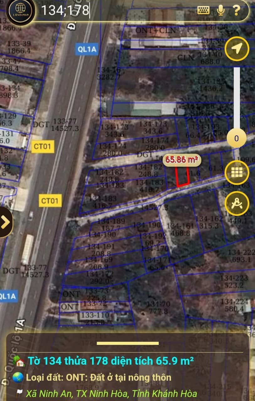 Chủ cần bán Nhanh Lô Đất Tại Thôn Ninh Ích - Xã Ninh An, Ninh Hoà, giá 450 triệu