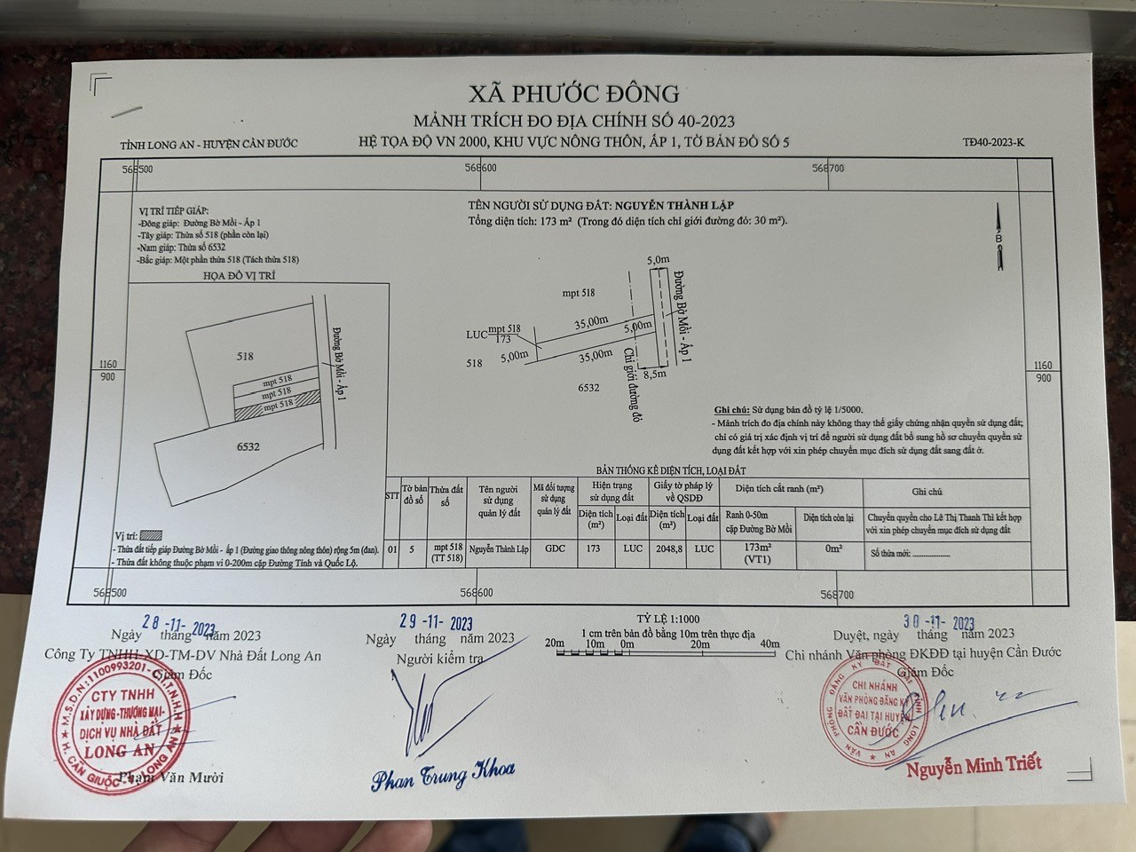 Hàng F0 nóng hỏi vừa ra lò 173m2 mt xe tải Phước Đông mua đầu tư ngay 850tr 4