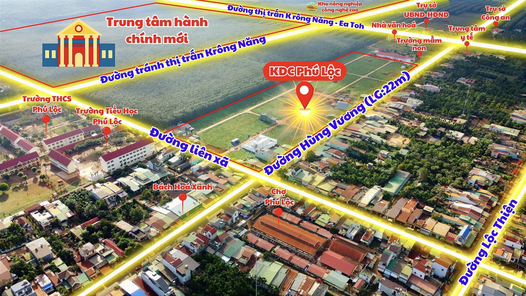 Cần bán Đất đường Hùng Vương, Xã Phú Lộc, Diện tích 280m², Giá Thương lượng 4