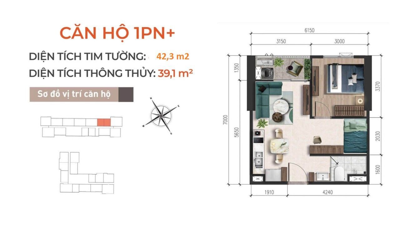 Bán căn hộ A&T Sky Garden Bình Dương, cách TPHCM chỉ 3p, giá chỉ 29,9tr/m2 3