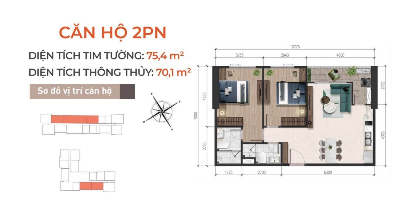 Bán căn hộ A&T Sky Garden Bình Dương, cách TPHCM chỉ 3p, giá chỉ 29,9tr/m2 4