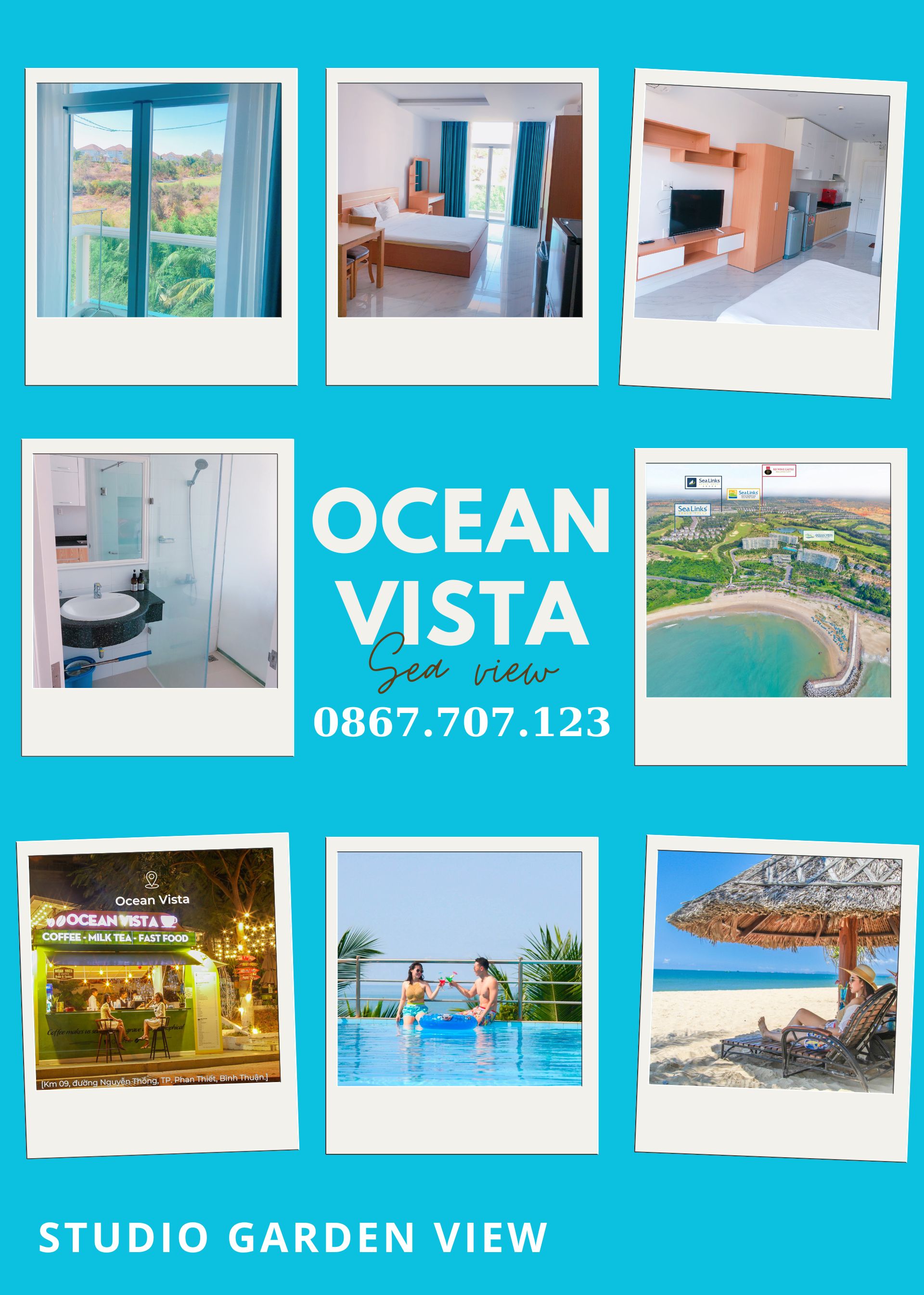Cho thuê ngắn và dài hạn căn hộ Ocean Vista Phan Thiết 2