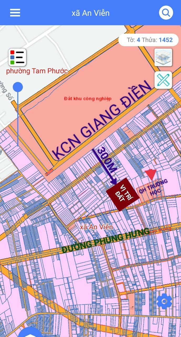 Cần bán Đất đường Phùng Hưng, Xã An Viễn, Diện tích 175m² thổ cư , sổ riêng 2