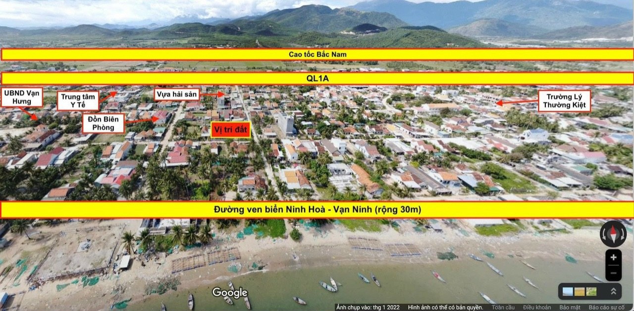 Chính chủ cần bán vài lô đất full thổ ven biển Vạn Hưng, Vân Phong, chỉ 930 triệu 3