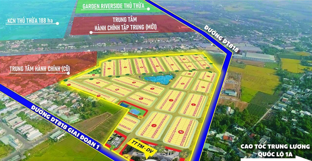 Cần bán Đất dự án Tây Nam Center Golden Land, Diện tích 100m², Giá 13 Triệu/m² 2