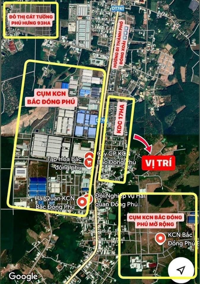 TĐC Bắc Đồng Phú 300m2 sổ sẵn ngộp 3