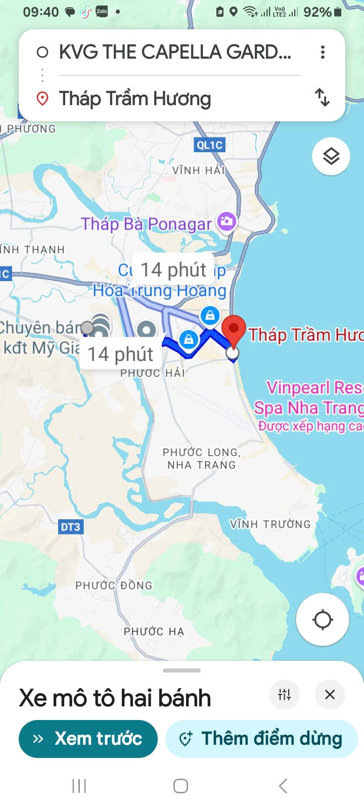 Bán Nhà Liền Kề Khu Đô Thị Mới Tại Nha Trang - Cách Biển - Tháp Trầm Hương 2km. 5