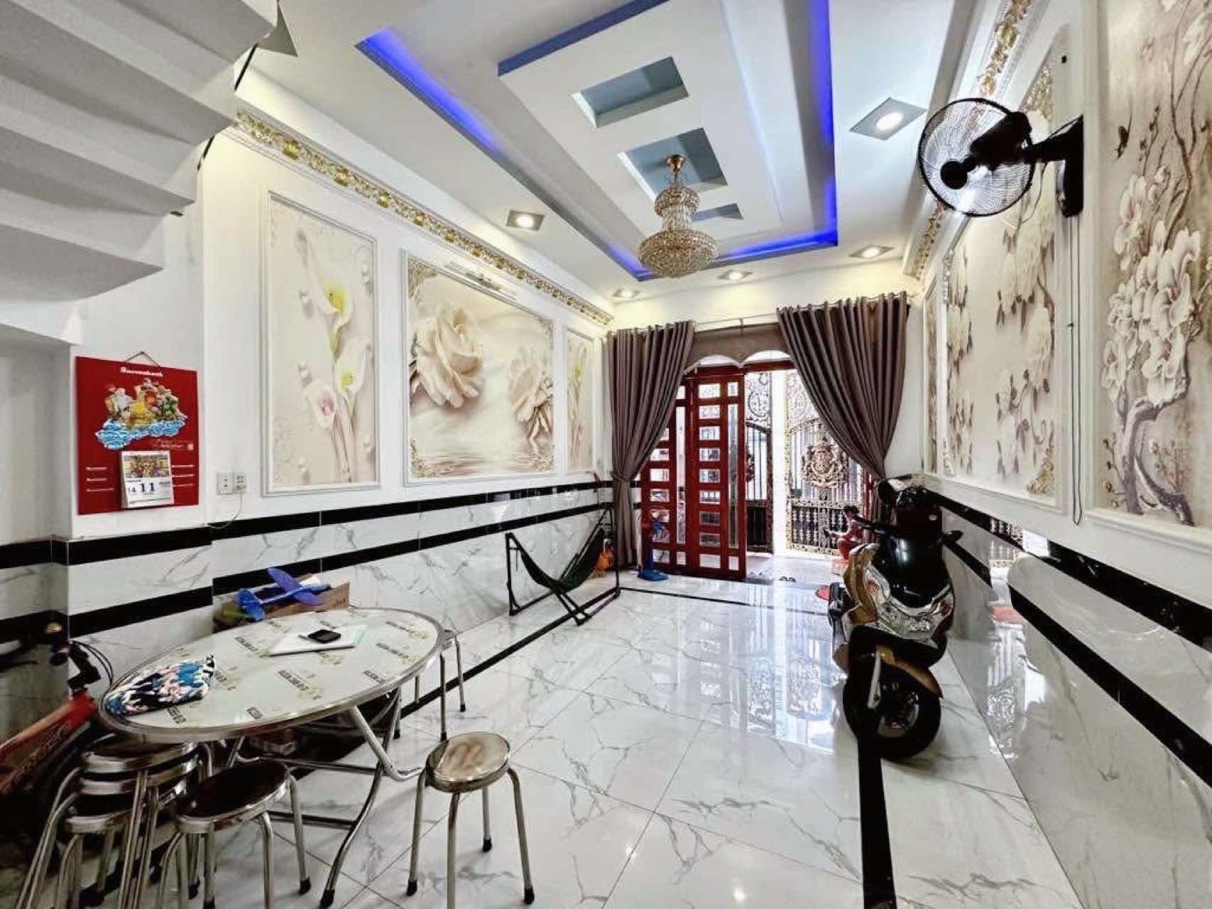 Bán nhà 60m2-4tang Hiệp Thành 45 Q12 ,oto ngủ nhà ,liền THPT Võ Trường Toàn- 5 tỷ nhỉnh 0932030061 5