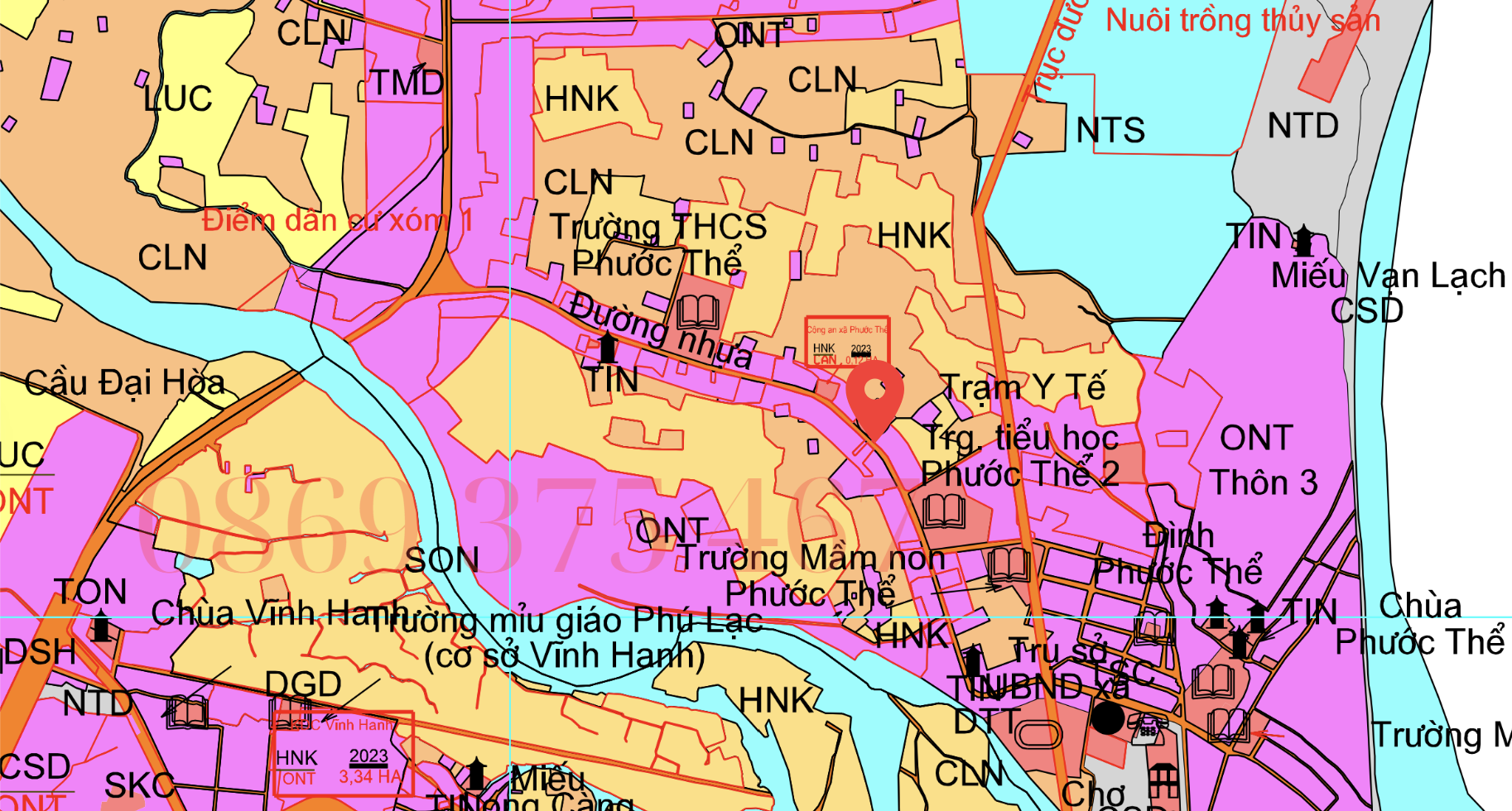 Cần bán Đất đường Quốc lộ 1A, Xã Phước Thể, Diện tích 90m², Giá Thương lượng 2