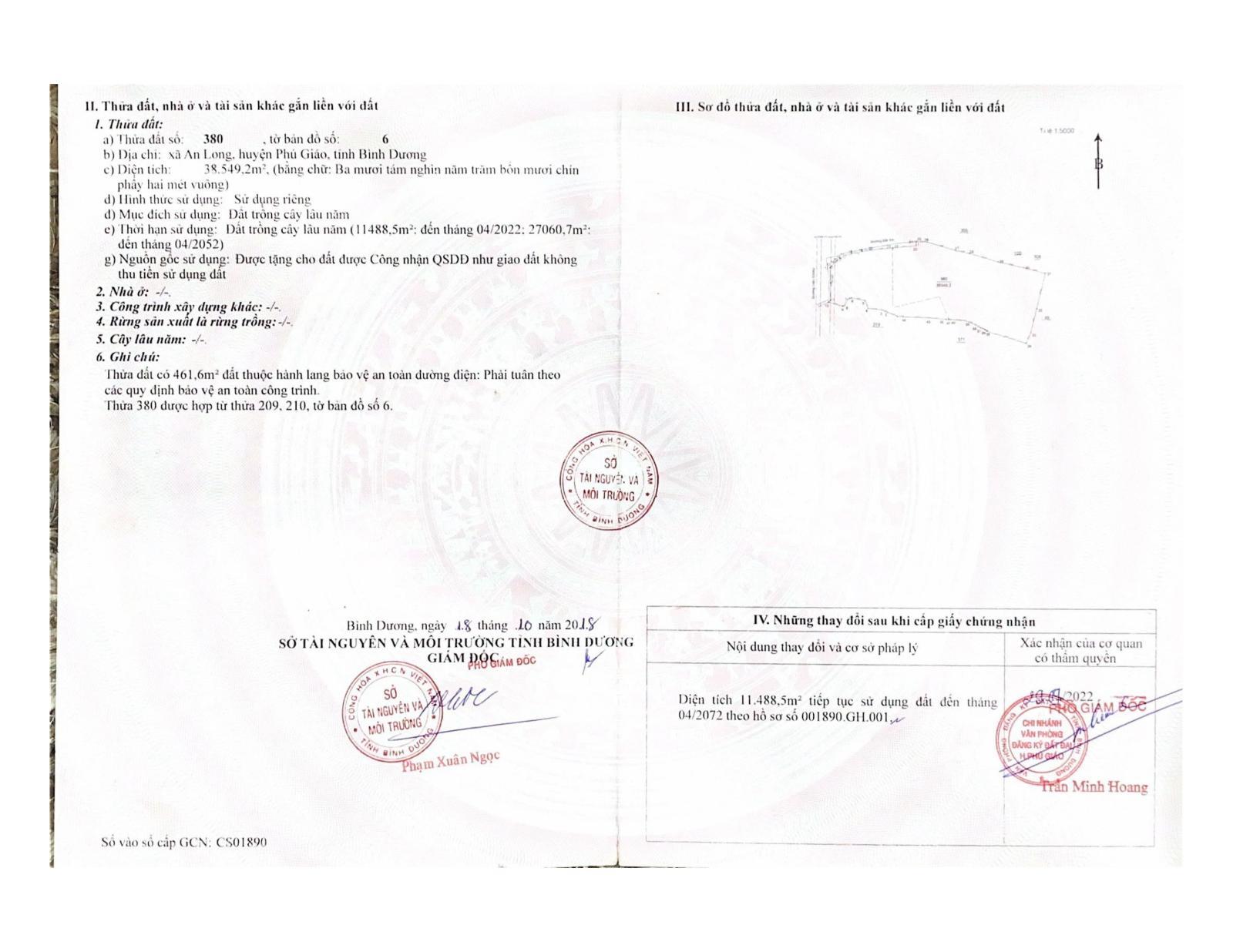 Cho thuê đất trống CLN tại xã An Long, TP. HCM, diện tích 4,5ha 11