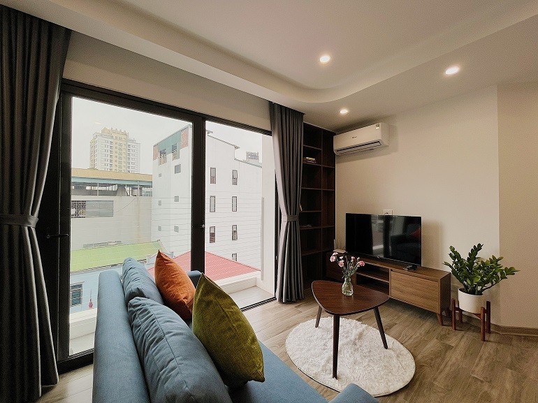 Cho thuê Căn hộ chung cư đường Lạc Long Quân, Phường Nhật Tân, Diện tích 50m², Giá 10.4 Triệu/tháng