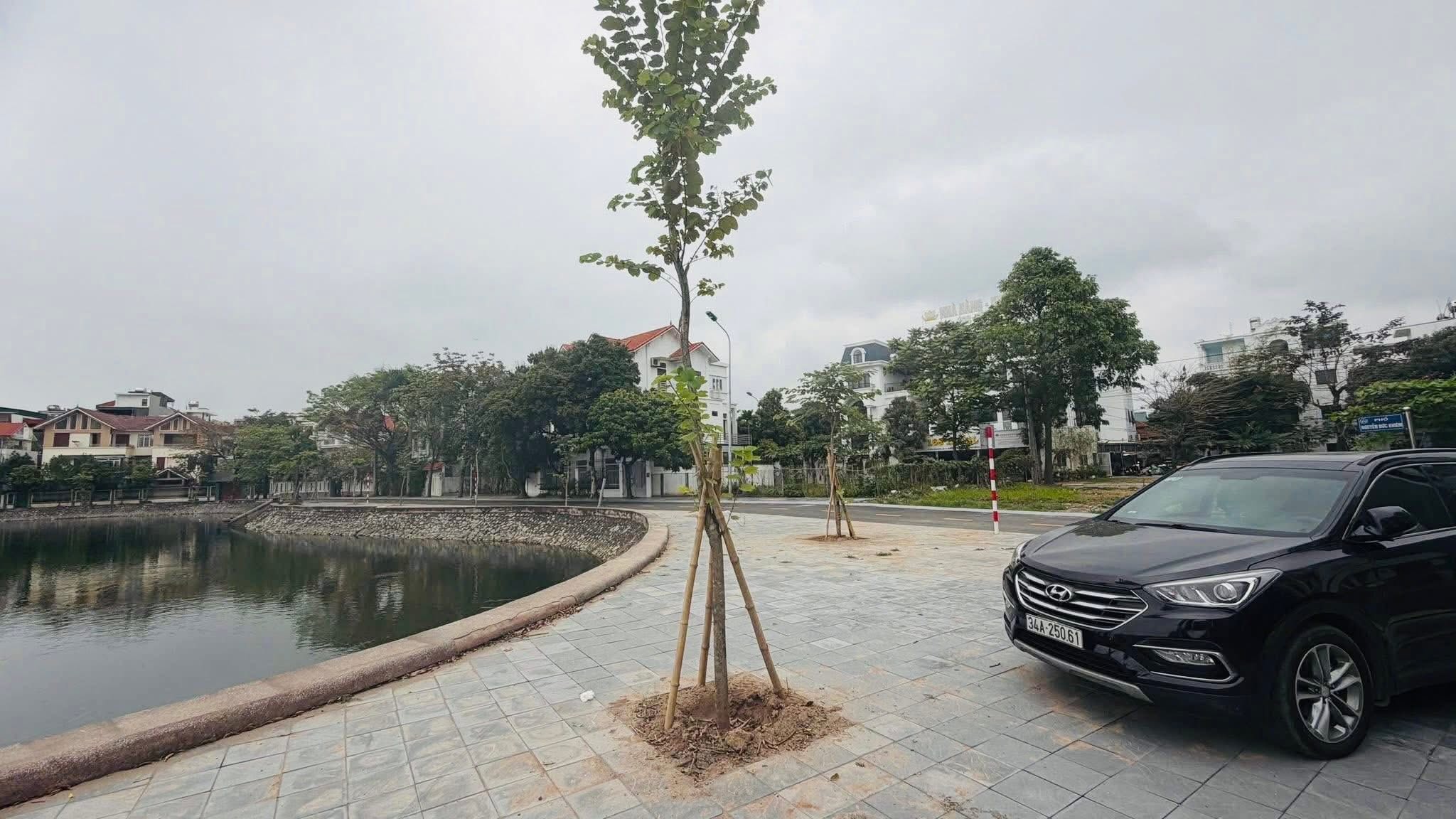 Bán lô đất biệt thự mặt phố Đoàn Nhữ Hài, ph Quang Trung, TP HD, 135m2, mt 7.5m, view hồ 3