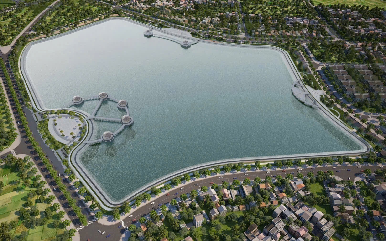BÁN NHÀ BÁT KHỐI LONG BIÊN - VIEW CÔNG VIÊN HỒ ĐIỀU HOÀ - VỊ TRÍ CỰC ĐẸP. 3