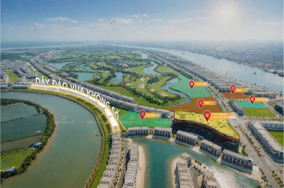 Ngoại Giao 2 căn NHÀ PHỐ 4 tầng 100m2 tại VƯỜN ĐẢO VUA VINHOMES ROYAL Vũ Yên, Hải Phòng. 3