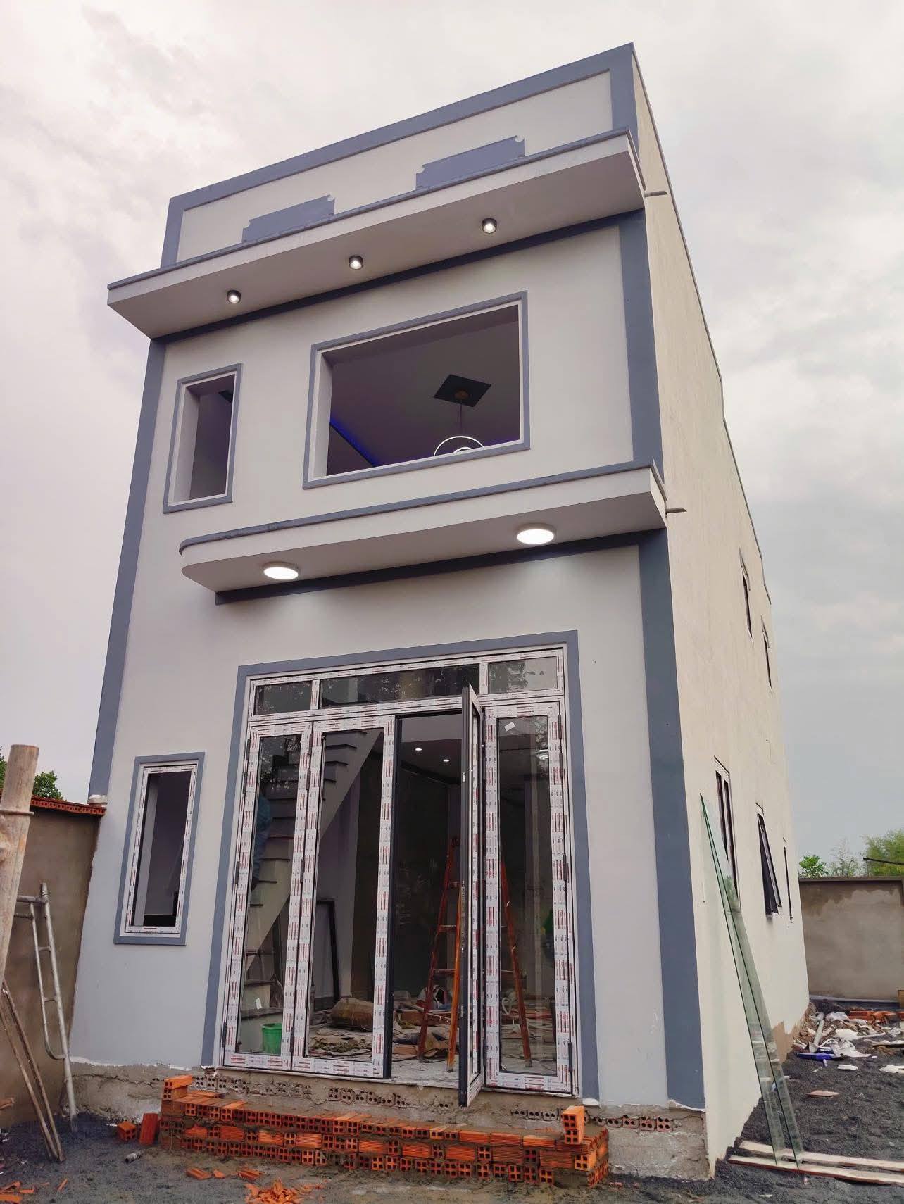 Bán nhà 2 mặt tiền đường nhưa xã Phú Hoà Đông 1 lửng, 3pn, 2wc giá 3,2 tỷ 2