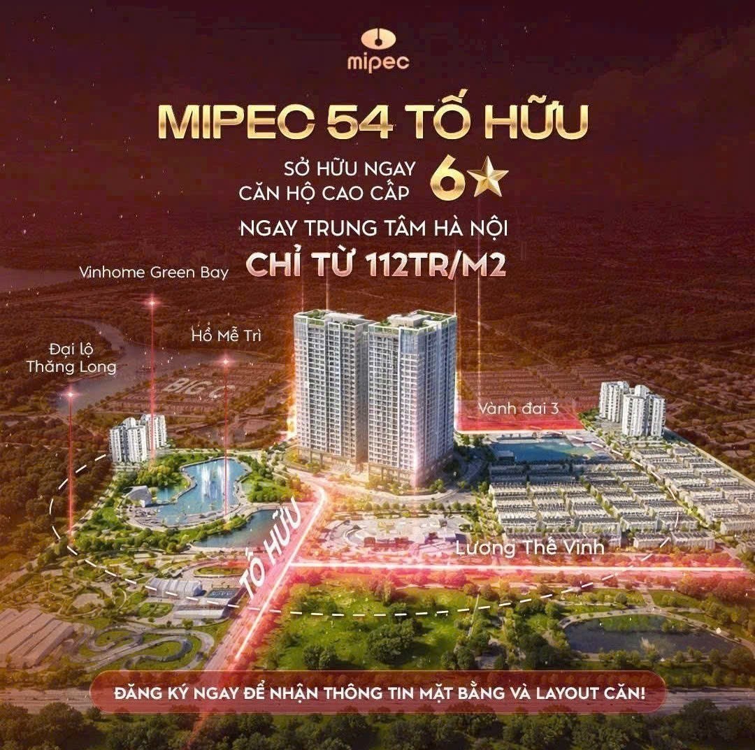 Hàng xóm Vinhomes Green Bay CC Mipec 54 Tố Hữu view hồ Phùng Khoang chỉ từ 112 triệu/m2.0989626116 6