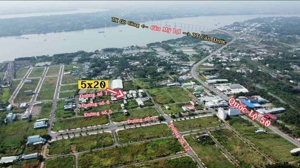 Cần bán Đất đường Quốc Lộ 50, Xã Tân Lân, Diện tích 100m², Giá Thương lượng 2
