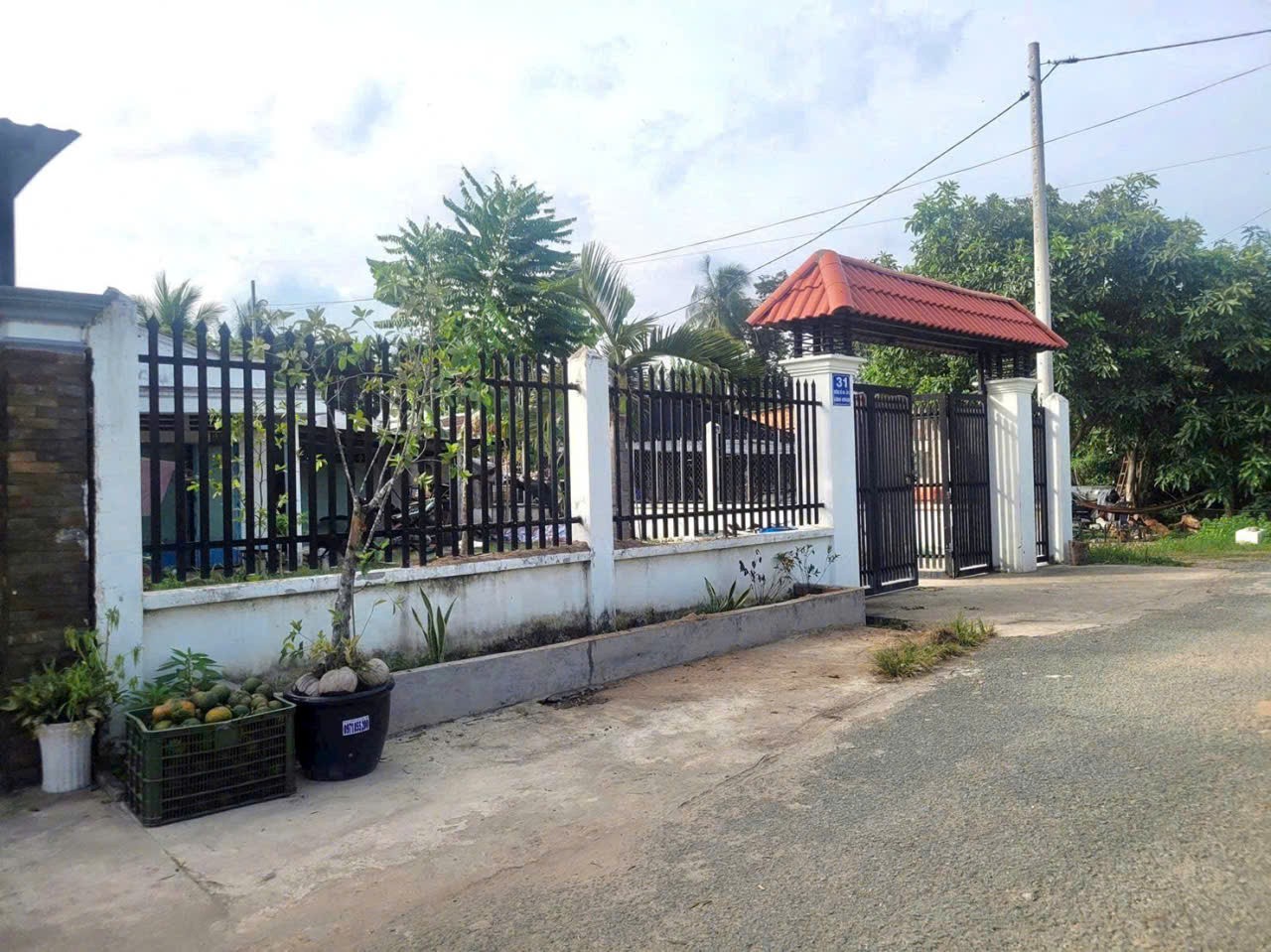 Bán nhà vườn mặt tiền đường nhựa xã Bình Mỹ , Củ Chi tdt 411m2 giá 5,3 tỷ 3