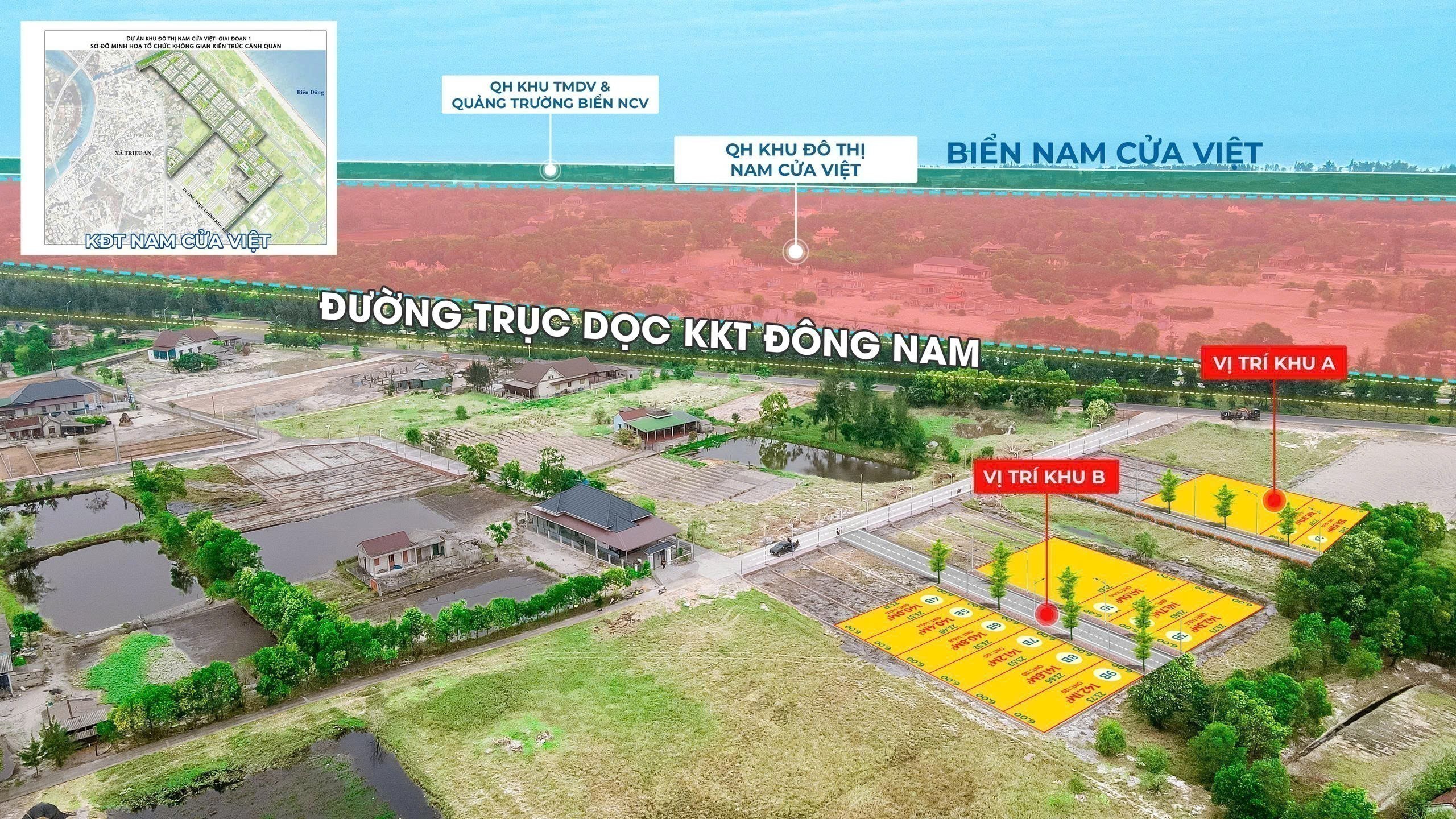 Chỉ hơn 400tr sở hữu đất thổ cư ven biển Quảng Trị – gần trục KKT Đông Nam 3