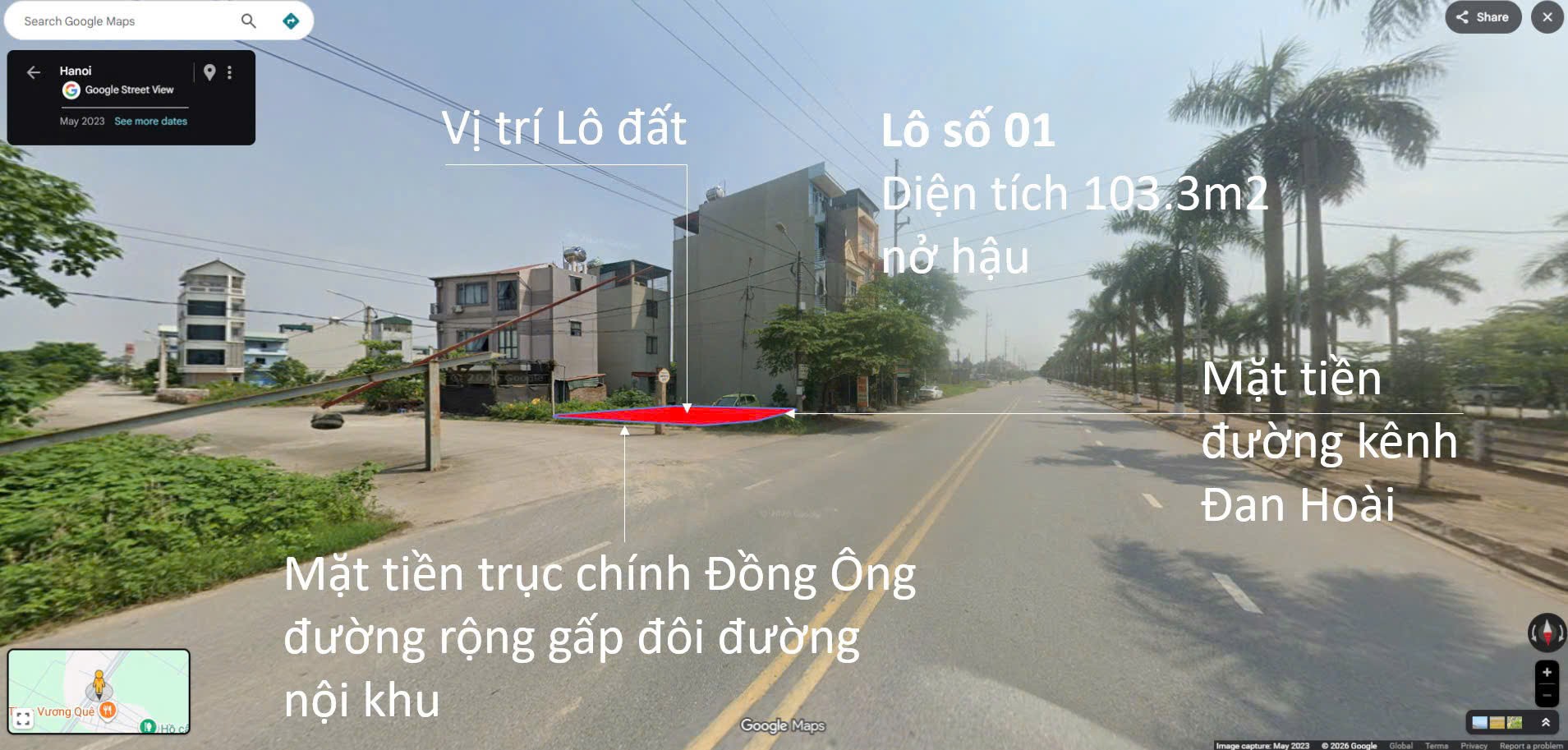 103M MẶT MƯƠNG ĐỒNG ÔNG - ĐAN PHƯỢNG - HÀ NỘI. SÁT TRỤC TÂY THĂNG LONG. 3