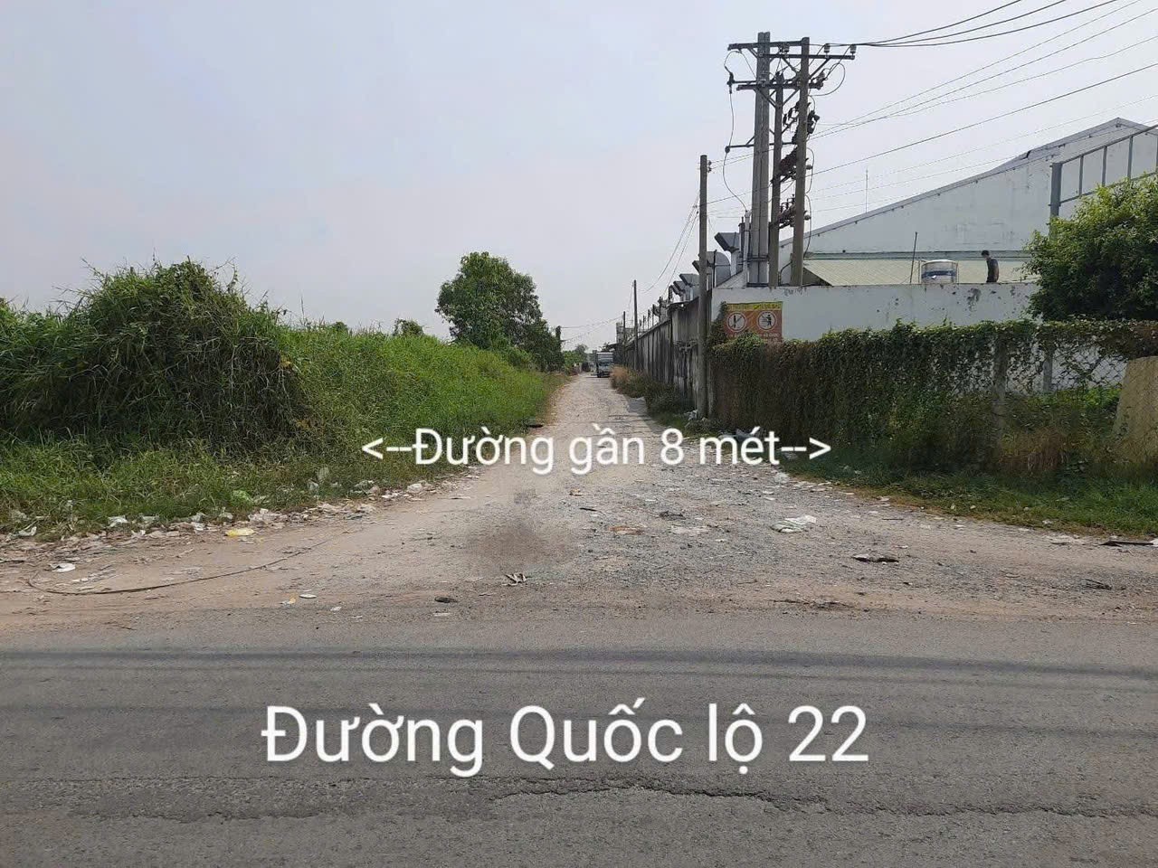BÁN 7.530M² ĐẤT SXKD CÁCH QL22 170M - TÂN HIỆP, HÓC MÔN GIÁ HỜI 6,8TR/M² 3