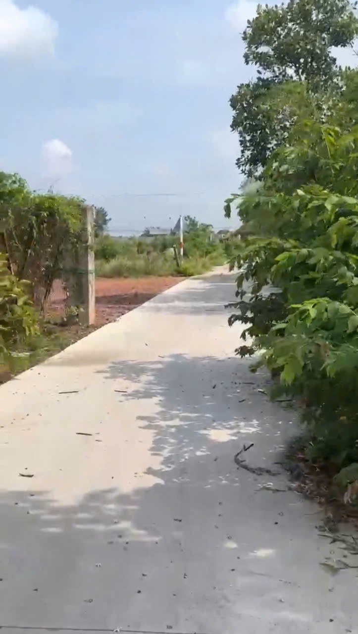 Bán đất 2 mặt tiền đường beton xã Lộc Giang , Đức Hòa tdt 820m2 ( 320m2 thổ) giá 1,7 tỷ