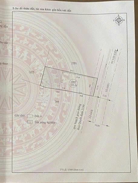 Bán 555m2 đất có 13,7m mặt tiền đường tô hiệu Phường 7 TP ĐÀ LẠT 5