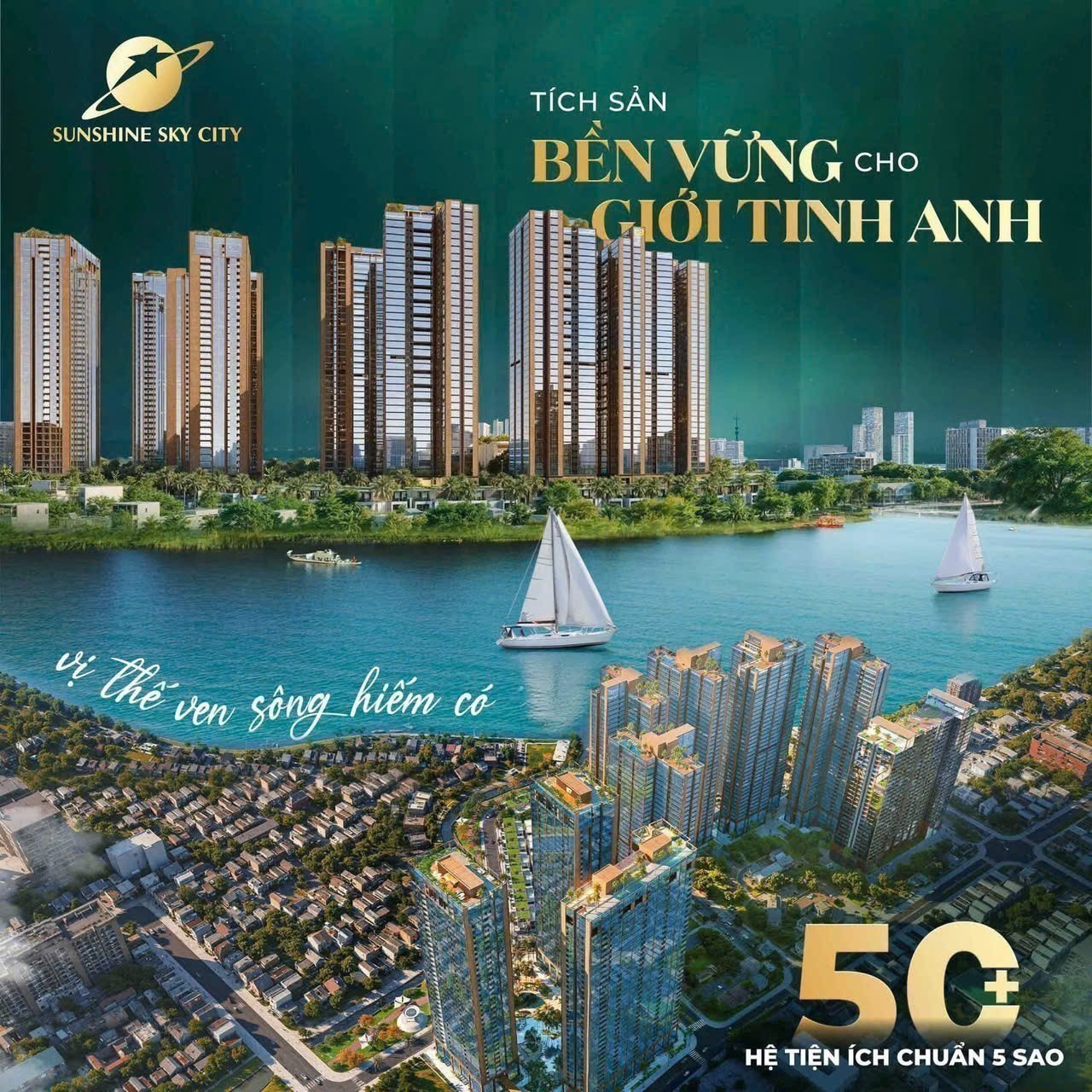 Giữ chỗ V8,V9 Sunshine Sky City được hưởng chiết khấu 1% booking sớm với giá từ 98 triệu/m2 chưa VA