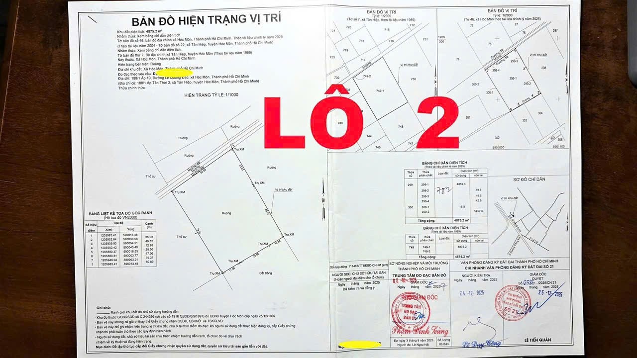 QUỸ ĐẤT LỚN 1/ QUỐC LỘ 22, TÂN HIỆP – GẦN VÀNH ĐAI 3 – CHỈ ~4,7TR/M² 4