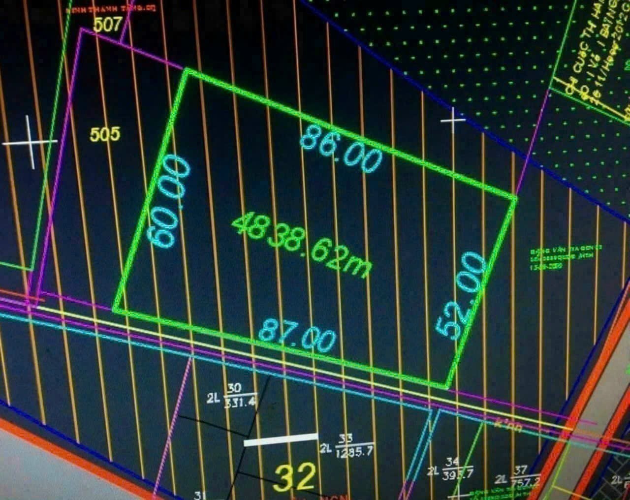 ĐẤT (87X60) X. TÂN AN HỘI – NGANG KHỦNG 87M – CHỈ 1,2TR/M², CỦ CHI