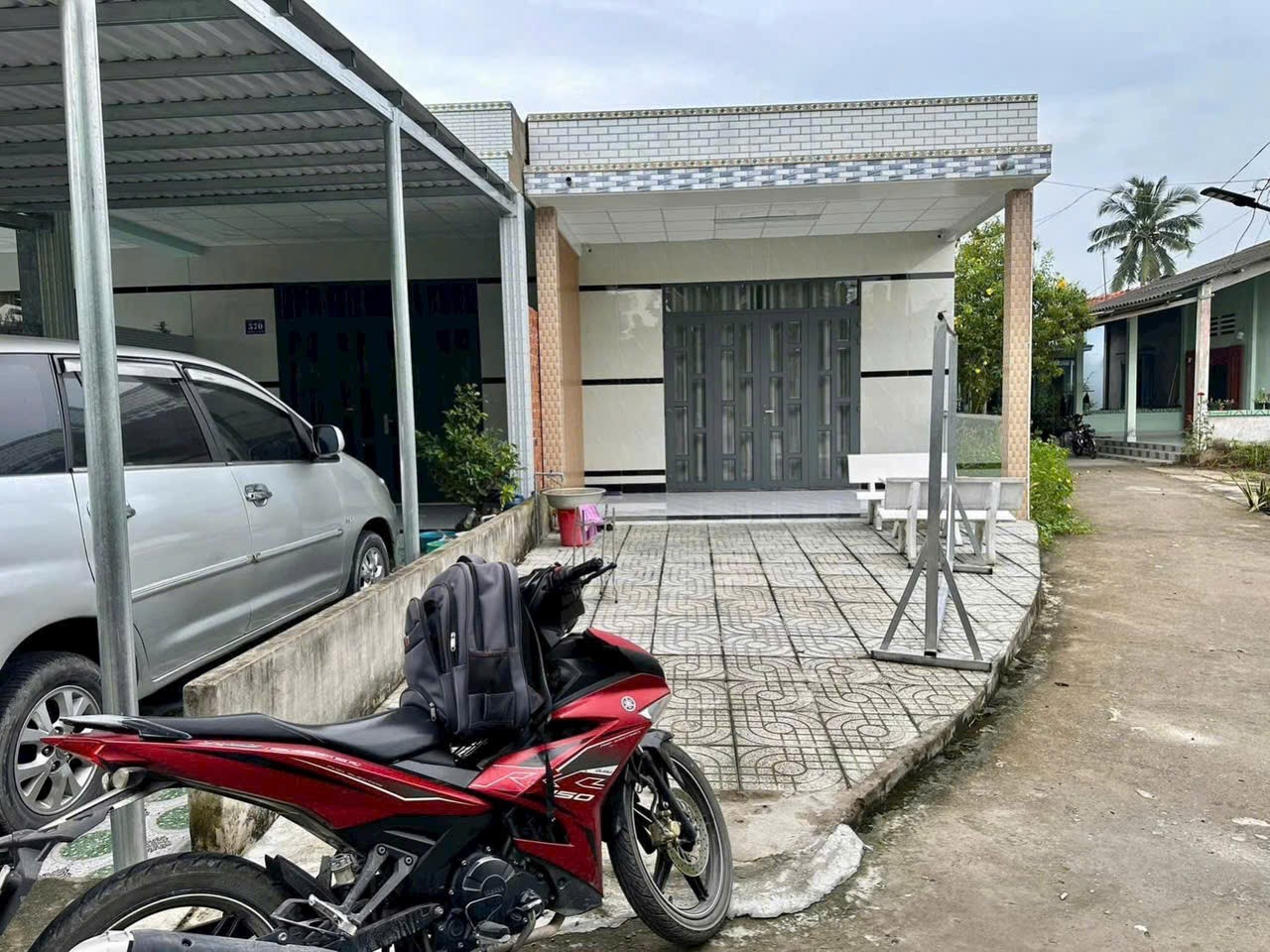 Bán nhà giá rẻ xã Tân Bình , Tân Trụ dt 125m2 full thổ hướng Bắc 2pn,1wc giá 950 triệu 4