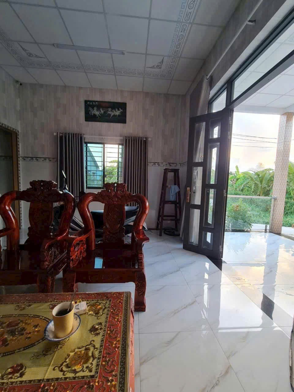 Bán nhà giá rẻ xã Tân Bình , Tân Trụ dt 125m2 full thổ hướng Bắc 2pn,1wc giá 950 triệu 6