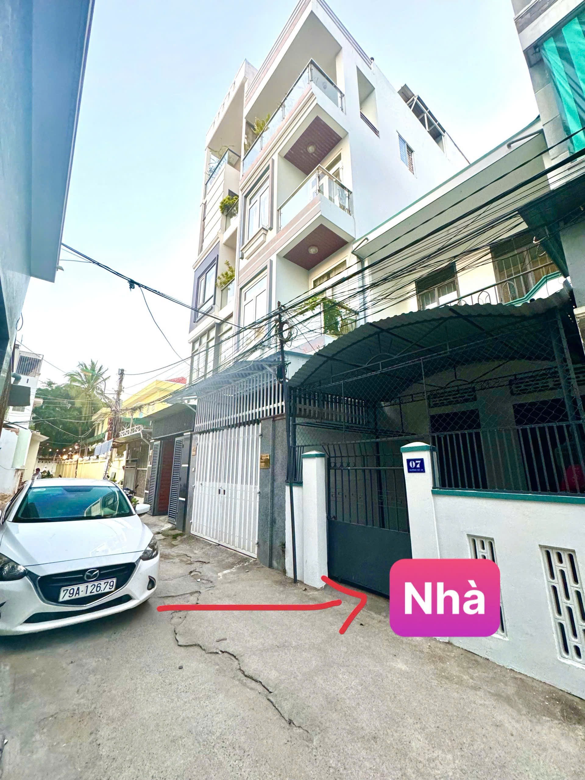 BÁN NHÀ HẺM OTO THÔNG CÁCH BIỂN CHỈ 350m, NGAY CÔNG AN PHƯỜNG BẮC NHA TRANG. ZÁ 5tỷ5.