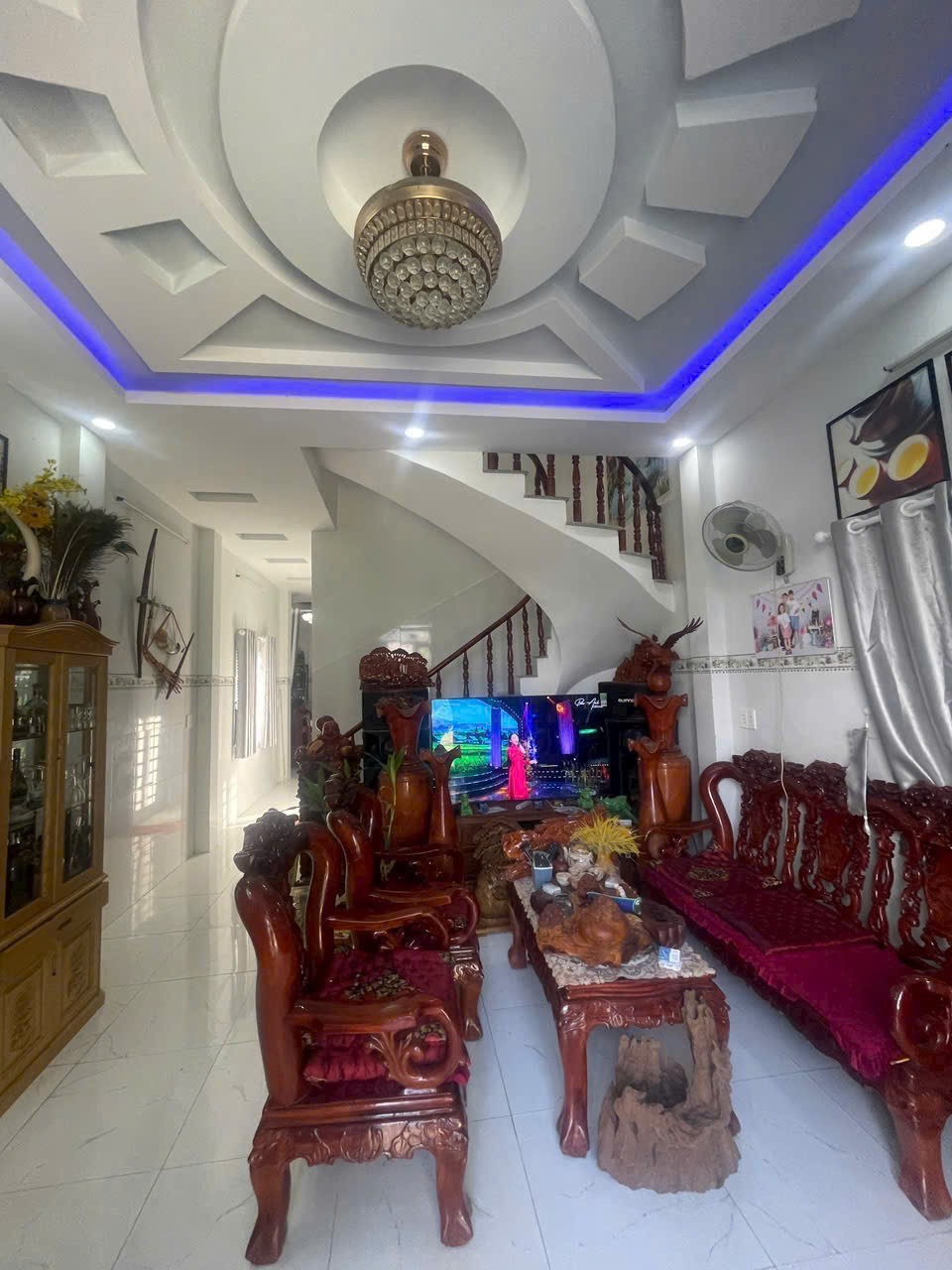 Bán biệt thự góc 2 mt xã Long Cang, Cần Đước 1 lầu 3pn 2wc dt 251m2 giá 5,2 tỷ 5