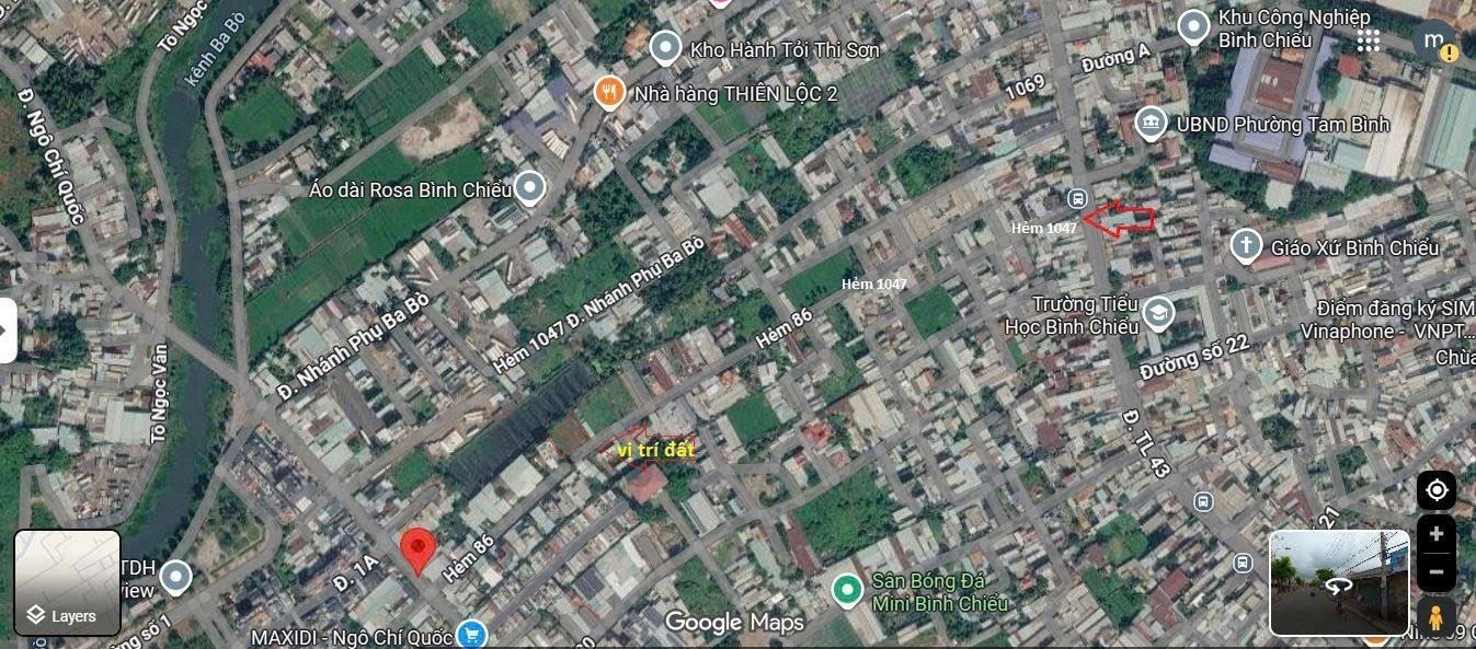 Cần bán Đất Phường Tam Bình, Thủ Đức, Diện tích 139m², Giá Thương lượng 2