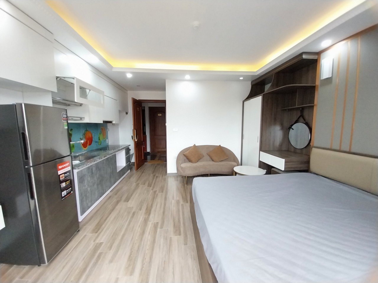 Cho thuê căn hộ Apartment Hồ Tây. View hồ đầy đủ tiện nghi. Dt 33m2 Chỉ 7tr