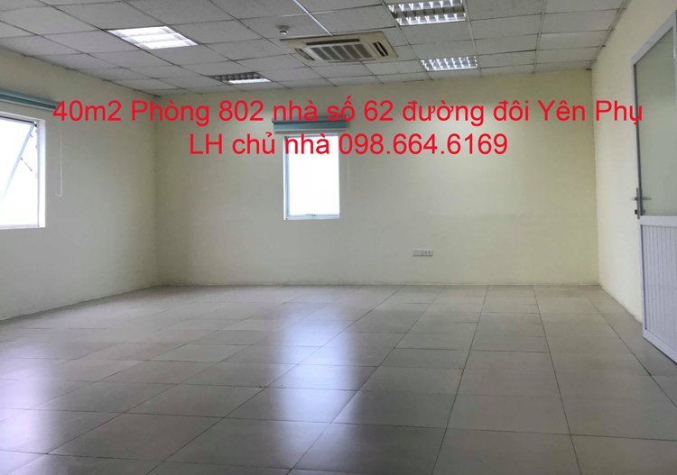 Mời thuê Văn phòng tại 62 Yên Phụ, Diện tích 40m², Giá 9 Triệu/tháng 4